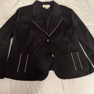 Coldwater Creek Black Tailored Blazer